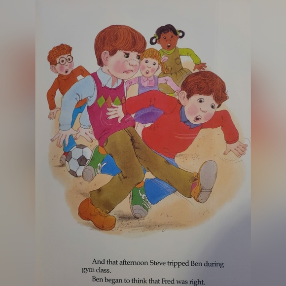 Ben's New Buddy (Tale from the Care Bears) vtg kids book about dealing w Bully - Picture 6 of 10